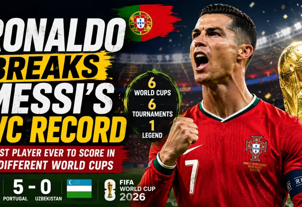Ronaldo Breaks Messi's WC