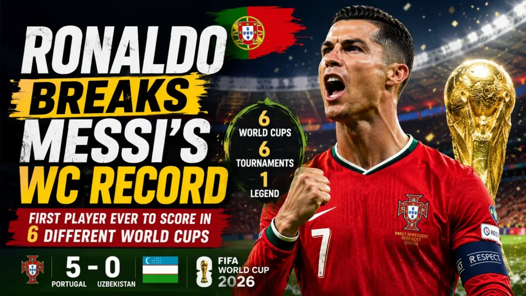 Ronaldo Breaks Messi's WC