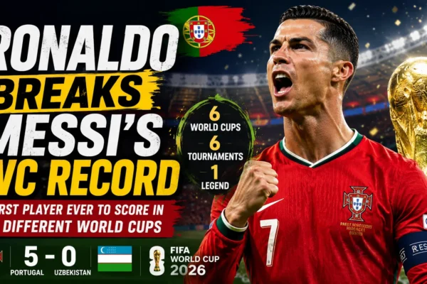 Ronaldo Breaks Messi's WC