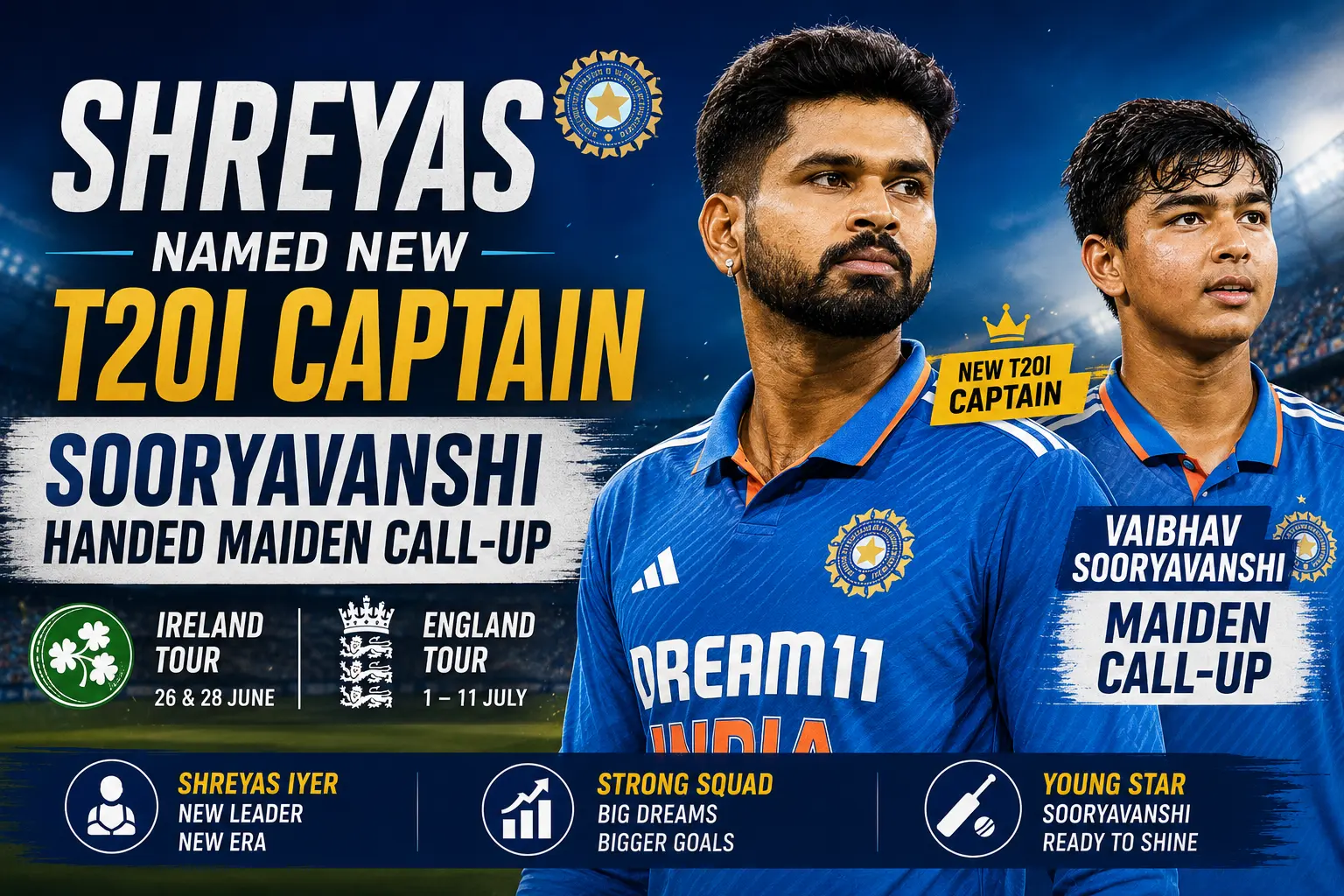 Sooryavanshi handed maiden call-up