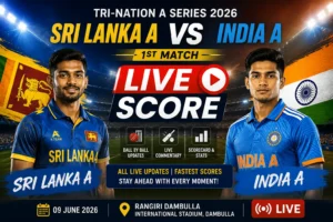 Sri Lanka A vs India A Live Score