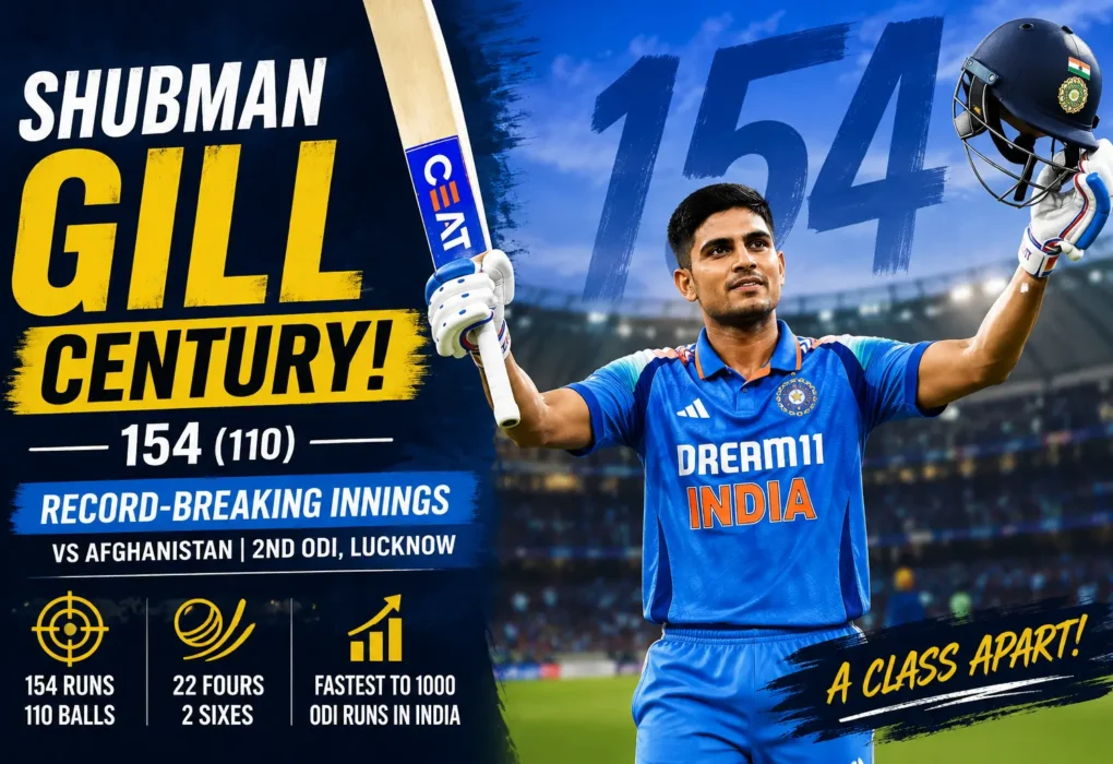 Shubman Gill Century