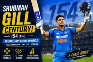 Shubman Gill Century