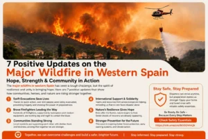 major wildfire in western Spain