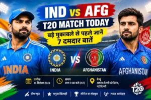 IND vs AFG T20 Match Today Powerful Things to Know Before the Big Clash