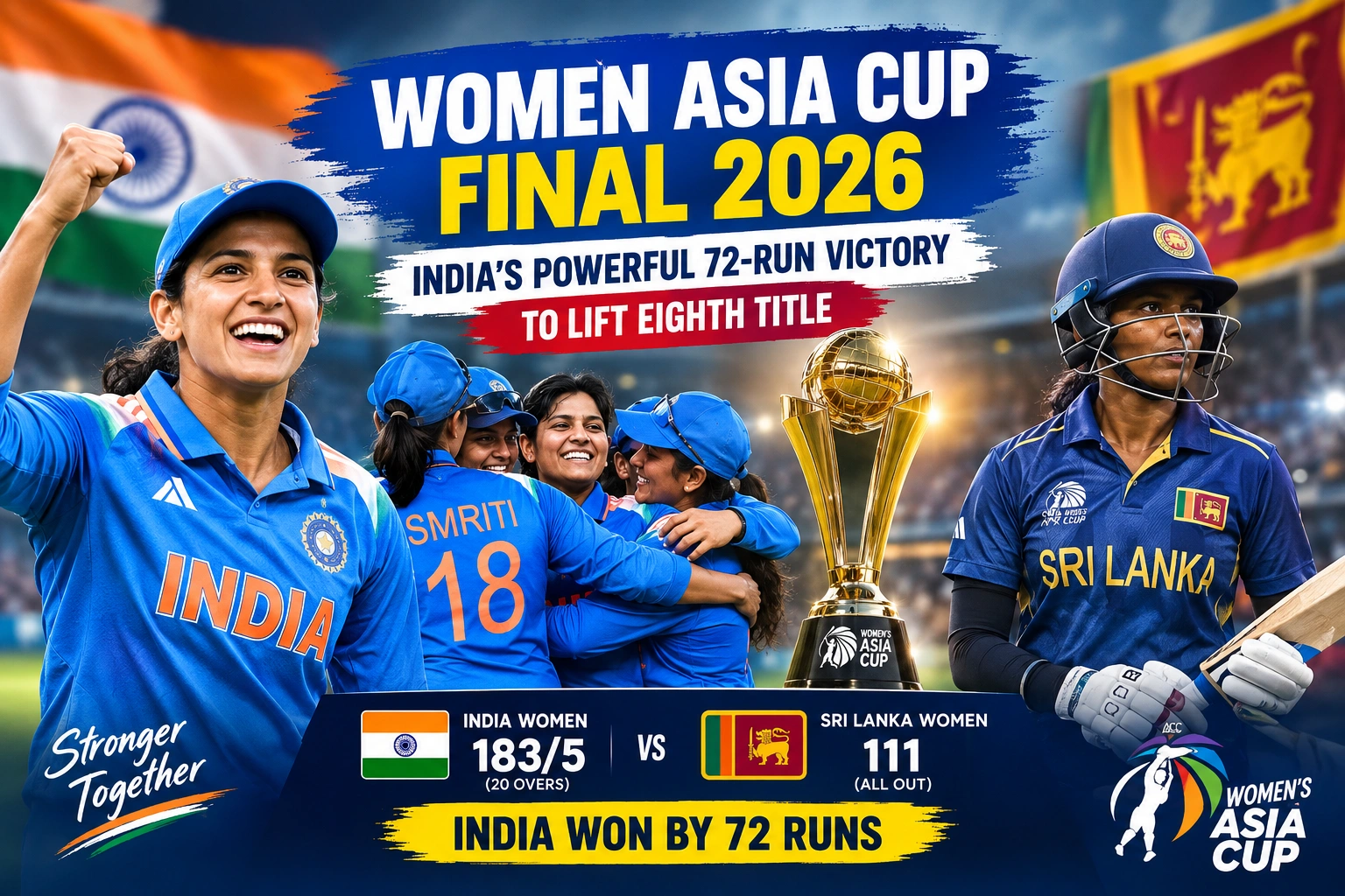 Women Asia Cup Final 2026 India vs Sri Lanka